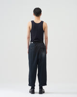 Garment-dye Parachute Pants – Black