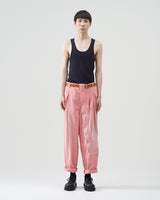 Garment-dye Parachute Pants – Pink