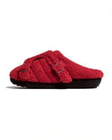 BED j.w. FORD × SUBU "Teddy – Red" Boa Sandal｜ベッドフォード × スブ "テディー – レッド" ボアサンダル