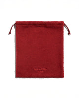 BED j.w. FORD × SUBU "Teddy – Red" Boa Sandal｜ベッドフォード × スブ "テディー – レッド" ボアサンダル