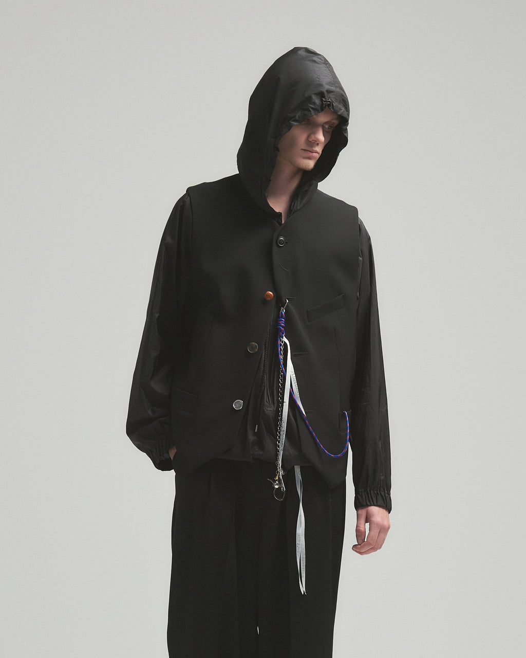 BED J.W. FORD ダウンベスト ブラック Norman Rock Well – Black｜BED j.w. FORD Official Website