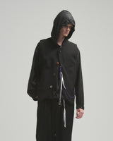 BED j.w. FORD "Norman Rock Well – Black” Wool Vest｜ベッドフォード “ノーマンロックウェル – ブラック” ウールベスト メンズモデル着用