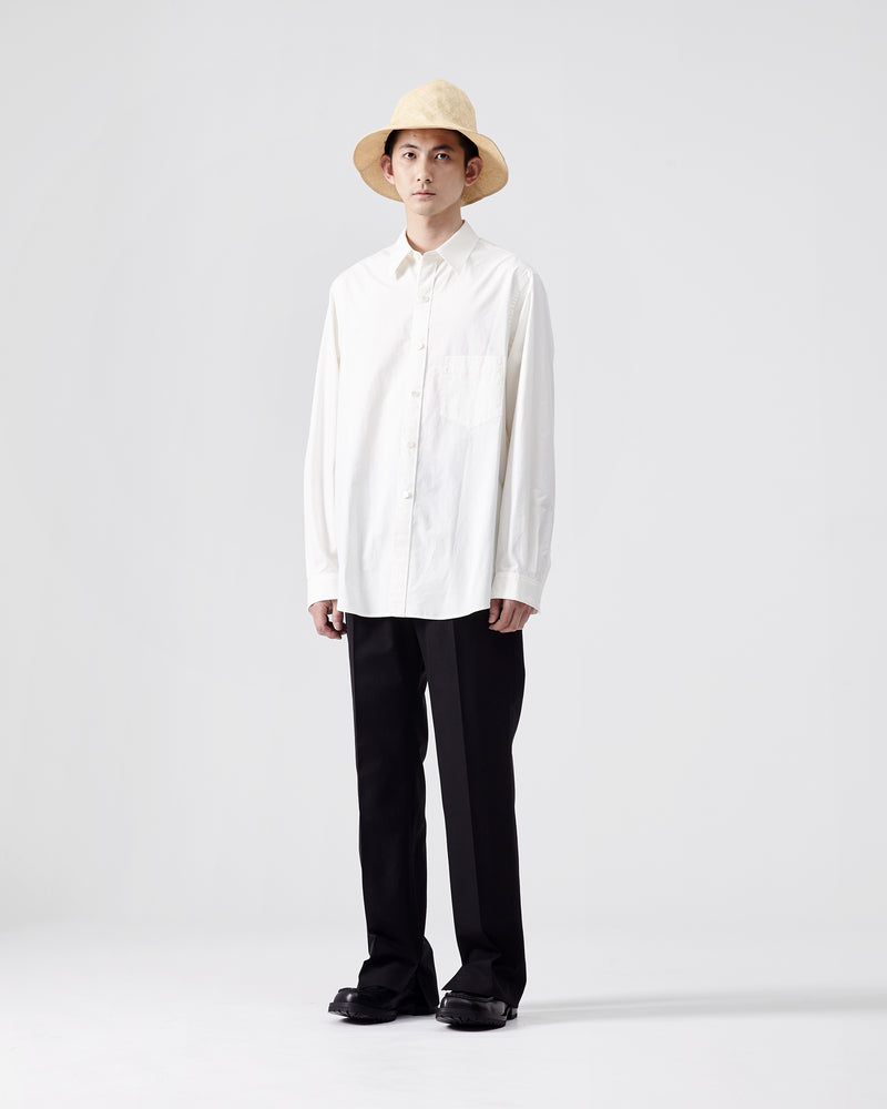 Cotton Silk Shirt – White