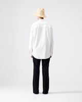 Cotton Silk Shirt – White