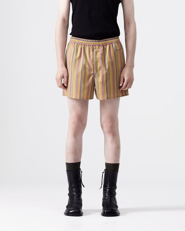 Stripe Boxers Shorts – Camel