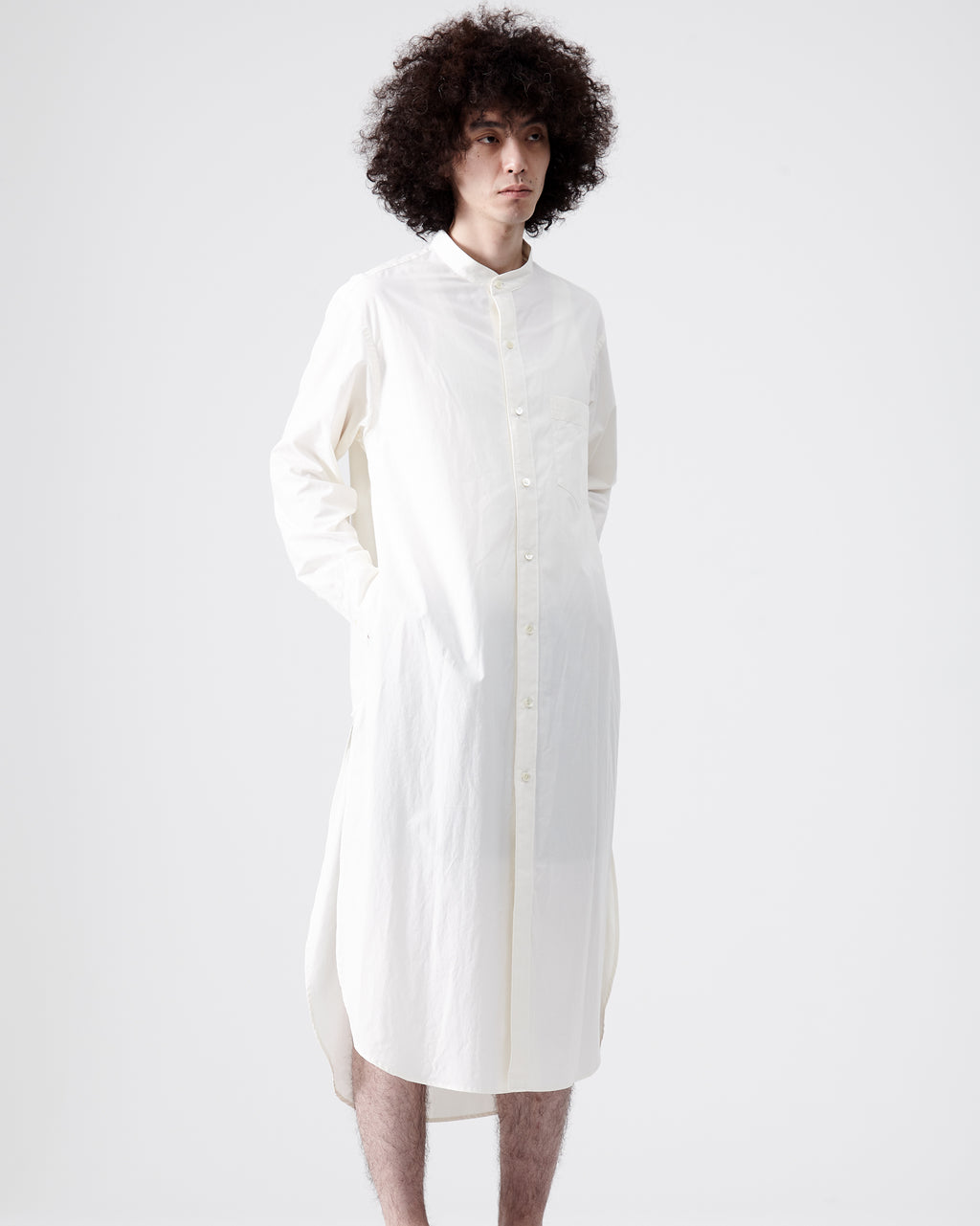 Long Shirt – White｜BED j.w. FORD Official Website