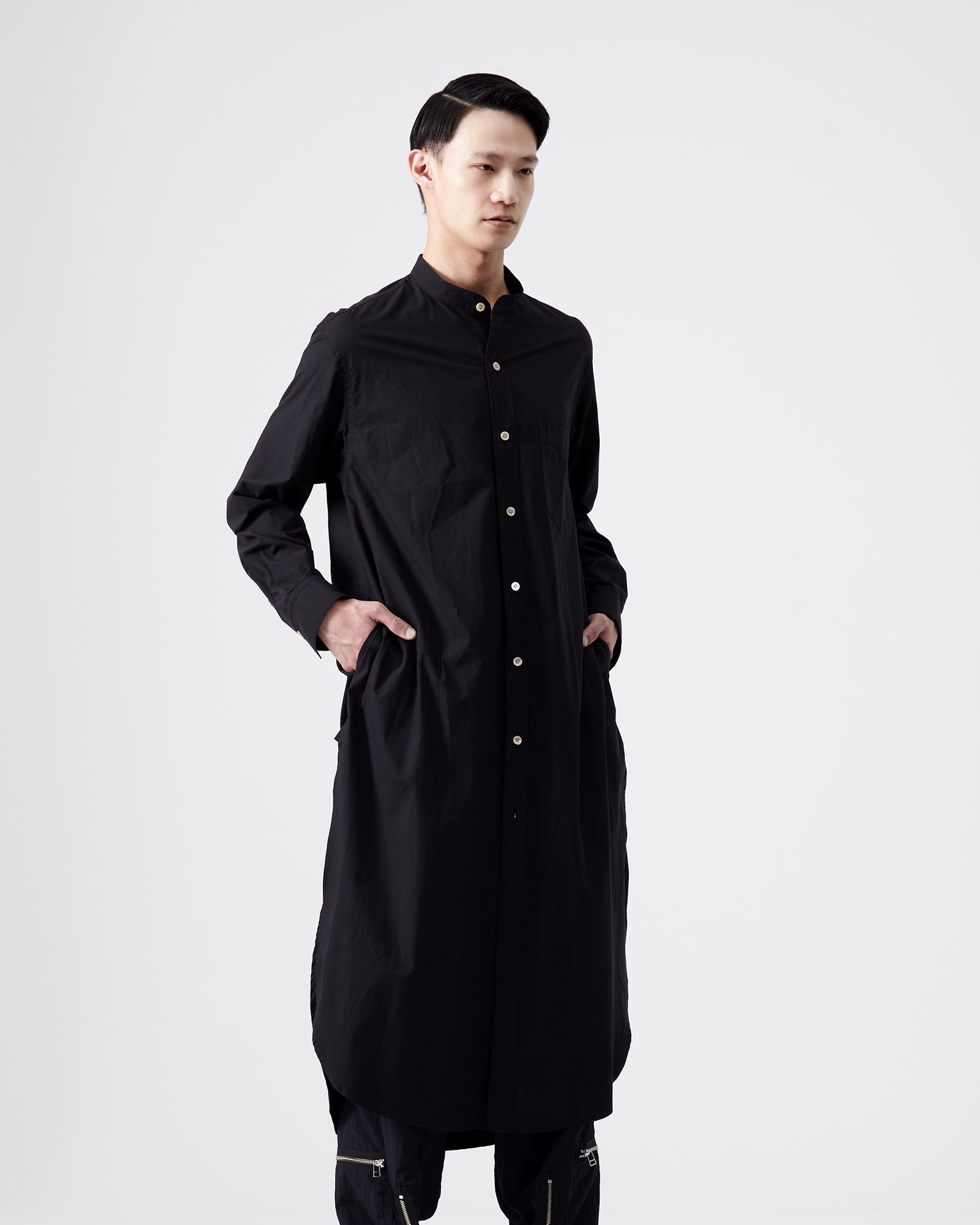 Long Shirt – Black｜BED j.w. FORD Official Website