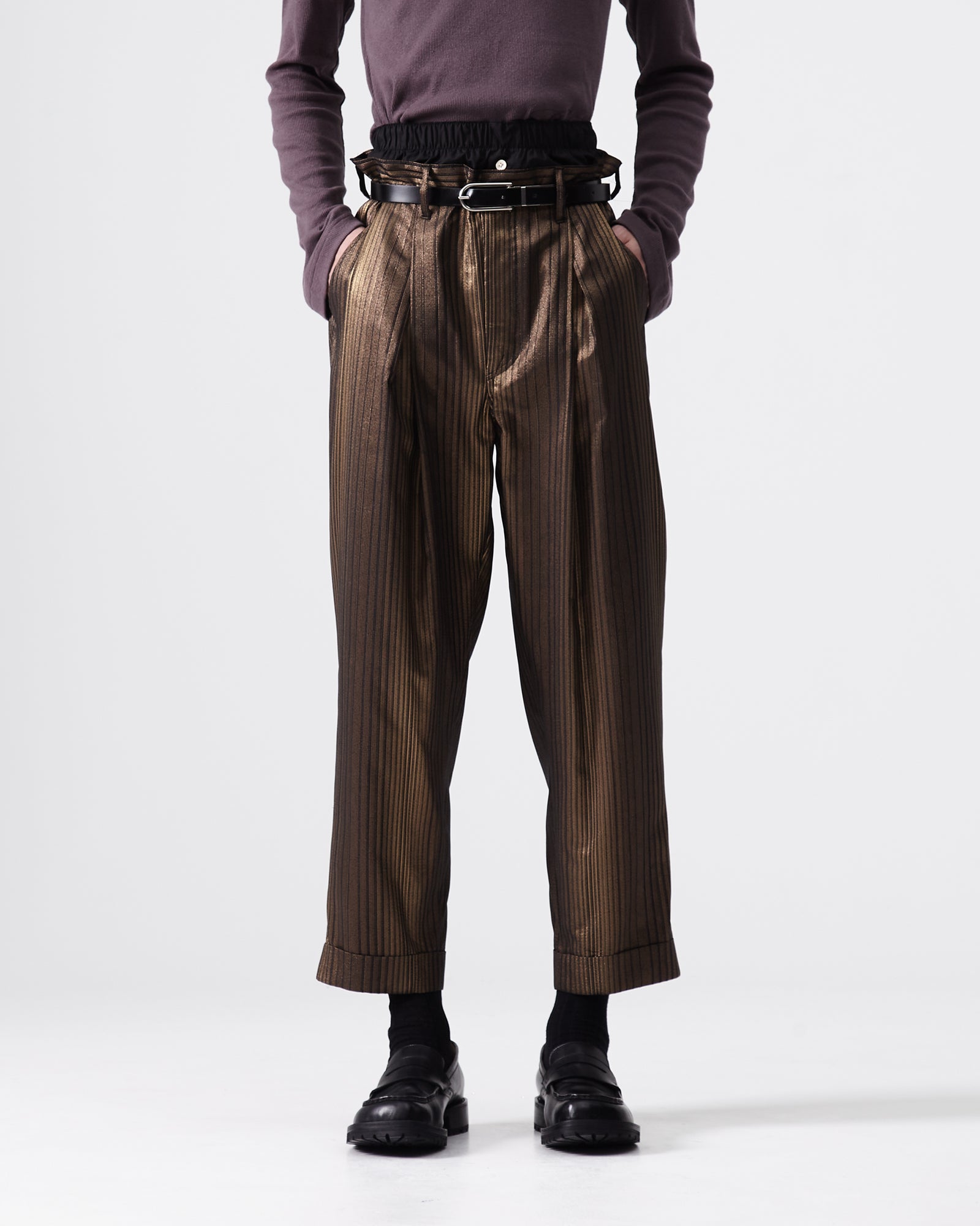 Double Waist Pants ver.2 – Black｜BED j.w. FORD Official Website