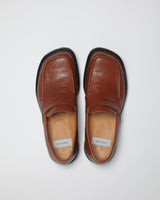 Square toe Loafers – Brown