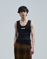 BED j.w. FORD "Tank – Navy" Tank top｜ベッドフォード "タンク – ネイビー" タンクトップ メンズモデル着用