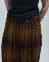 BED j.w. FORD "Pajama – Camel" Pajama Pants｜ベッドフォード "パジャマ – キャメル" パジャマパンツ メンズモデル着用