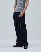 BED j.w. FORD "Pajama – Blue" Pajama Pants｜ベッドフォード "パジャマ – ブルー" パジャマパンツ メンズモデル着用