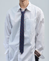 BED j.w. FORD "Day 5 – White" Tie Shirts｜ベッドフォード "デイ5 – ホワイト" タイ付きシャツ メンズモデル着用