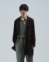 BED j.w. FORD "Paint it Dark – Chocolate" Leather Jacket｜ベッドフォード "ペイントイットダーク – チョコレート" レザージャケット メンズモデル着用