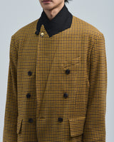 BED j.w. FORD "or Coat? – Sepia" Long Double Breasted Jacket｜ベッドフォード "オアコート? – セピア" ロングダブルブレストジャケット メンズモデル着用