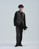 BED j.w. FORD "Best Vest – Brown" Vest｜ベッドフォード "ベストベスト – ブラウン" ベスト メンズモデル着用