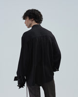 BED j.w. FORD "Ribbon – Stripe" Ribbon Shirts｜ベッドフォード "リボン – ストライプ" リボンシャツ メンズモデル着用