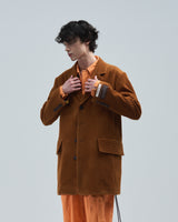 BED j.w. FORD "or Jacket? – Camel" Corduroy Jacket｜ベッドフォード "オアジャケット? – キャメル" コーデュロイジャケット メンズモデル着用