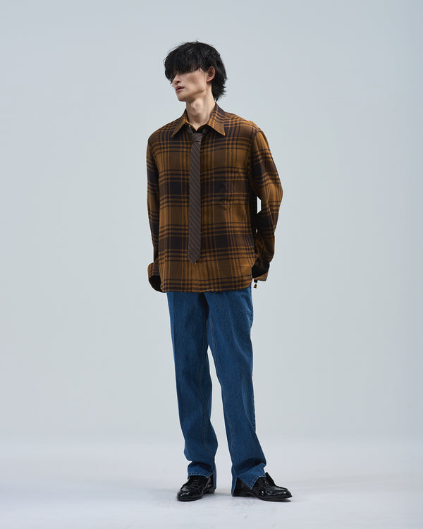 BED J.W. FORDベッドフォードジャガードシャツ&ハイウエストパンツ上下 Trousers｜BED j.w. FORD Official Website