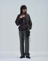 BED j.w. FORD "4 Pockets – Black×White" Straight Silhouette Pants｜ベッドフォード "4ポケッツ – ブラック×ホワイト" ストレートシルエットパンツ メンズモデル着用