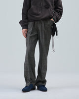 BED j.w. FORD "4 Pockets – Black×White" Straight Silhouette Pants｜ベッドフォード "4ポケッツ – ブラック×ホワイト" ストレートシルエットパンツ メンズモデル着用