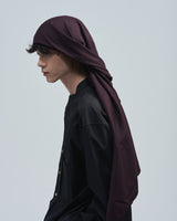 BED j.w. FORD "Kuro – Purple" Du-rag Cap｜ベッドフォード "クロ – パープル" ドューラグキャップ メンズモデル着用