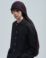 BED j.w. FORD "Kuro – Purple" Du-rag Cap｜ベッドフォード "クロ – パープル" ドューラグキャップ メンズモデル着用