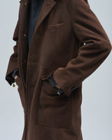 BED j.w. FORD "Paint it Dark – Cognac" Leather Jacket｜ベッドフォード "ペイントイットダーク – コニャック" レザージャケット メンズモデル着用