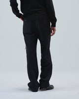BED j.w. FORD "4 Pockets – Black" Trouser｜ベッドフォード "4ポケッツ – ブラック" スラックス メンズモデル着用