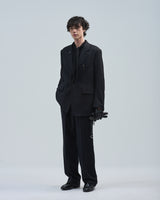 BED j.w. FORD "Other Jacket – Black" Single Breasted Jacket｜ベッドフォード "アザージャケット – ブラック" シングルブレストジャケット メンズモデル着用