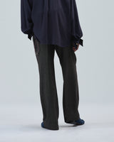 BED j.w. FORD "Wrinkles – Brown" Wide Trouser｜ベッドフォード "リンクルズ – ブラウン" ワイドスラックス メンズモデル着用