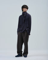 BED j.w. FORD "Scarf – Navy" Scarf Shirts｜ベッドフォード "スカーフ – ネイビー" スカーフシャツ メンズモデル着用