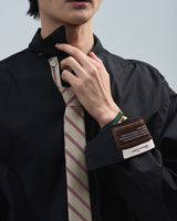 BED j.w. FORD "Day 5 – Black" Tie Shirts｜ベッドフォード "デイ5 – ブラック" タイ付きシャツ メンズモデル着用