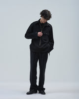 BED j.w. FORD "Two Pockets – Black" Pullover Shirts｜ベッドフォード "ツーポケッツ – ブラック" プルオーバーシャツ メンズモデル着用