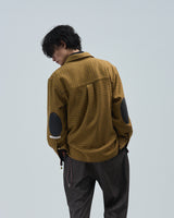 BED j.w. FORD "Two Pockets – Sepia" Pullover Shirts｜ベッドフォード "ツーポケッツ – セピア" プルオーバーシャツ メンズモデル着用