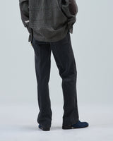 BED j.w. FORD "6 Pockets – Black" Slim Jeans｜ベッドフォード "6ポケッツ – ブラック" スリムデニム メンズモデル着用