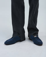 BED j.w. FORD "6 Pockets – Black" Slim Jeans｜ベッドフォード "6ポケッツ – ブラック" スリムデニム メンズモデル着用