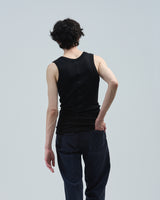 BED j.w. FORD "Tank – Black" Tank top｜ベッドフォード "タンク – ブラック" タンクトップ メンズモデル着用