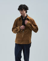 BED j.w. FORD "Party Call – Brown" Pullover Shirts｜ベッドフォード "パーティーコール – ブラウン" プルオーバーシャツ メンズモデル着用