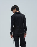 BED j.w. FORD "No Make-up – Black" Balaclava T-Shirts｜ベッドフォード "ノーメイクアップ – ブラック" バラクラバTシャツ メンズモデル着用