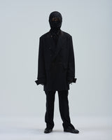 BED j.w. FORD "or Coat? – Black" Long Double Breasted Jacket｜ベッドフォード "オアコート? – ブラック" ロングダブルブレストジャケット メンズモデル着用