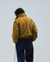 BED j.w. FORD "everyday – Camel" Nylon Blouson｜ベッドフォード "エブリデイ – キャメル" ナイロンブルゾン メンズモデル着用