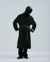 BED j.w. FORD "Shadow – Forest" Corduroy Long Coat｜ベッドフォード "シャドウ – フォレスト" コーデュロイロングコート メンズモデル着用