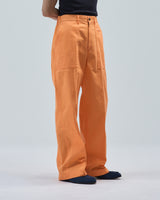 BED j.w. FORD "Hard Worker – Orange" Work Pants｜ベッドフォード "ハードワーカー – オレンジ" ワークパンツ メンズモデル着用