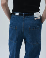 BED j.w. FORD "Deck Denim – Blue" Deck Pants｜ベッドフォード "デッキデニム – ブルー" デッキパンツ メンズモデル着用