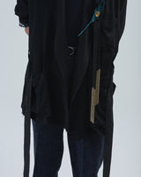 BED j.w. FORD "Short Gown – Stripe" Short Gown｜ベッドフォード "ショートガウン – ストライプ" ショートガウン メンズモデル着用