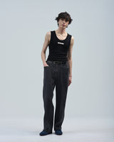BED j.w. FORD "Deck Denim – Black" Deck Pants｜ベッドフォード "デッキデニム – ブラック" デッキパンツ メンズモデル着用