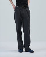 BED j.w. FORD "Deck Denim – Black" Deck Pants｜ベッドフォード "デッキデニム – ブラック" デッキパンツ メンズモデル着用