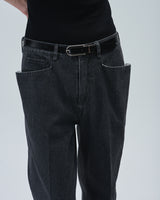 BED j.w. FORD "Deck Denim – Black" Deck Pants｜ベッドフォード "デッキデニム – ブラック" デッキパンツ メンズモデル着用