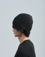 BED j.w. FORD "AE – Charcoal" Knit Cap｜ベッドフォード "エーイー – チャコール" ニットキャップ メンズモデル着用